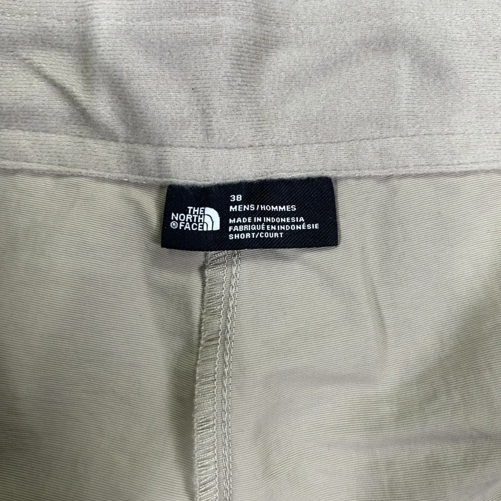 The North Face Convertible Hiking Pants‎ Mens 38 Beige Integrated Belt Outdoors